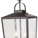 Devens 2 Light 10 inch Powder Coated Bronze Outdoor Hanging Lantern